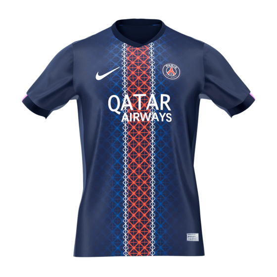 巴黎圣日耳曼主场球衣 2025/26